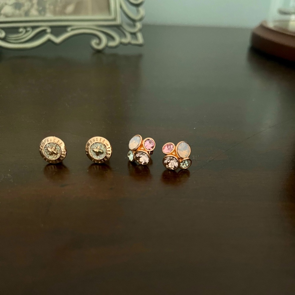 Ted Baker Rose Good Earring Lot of 2